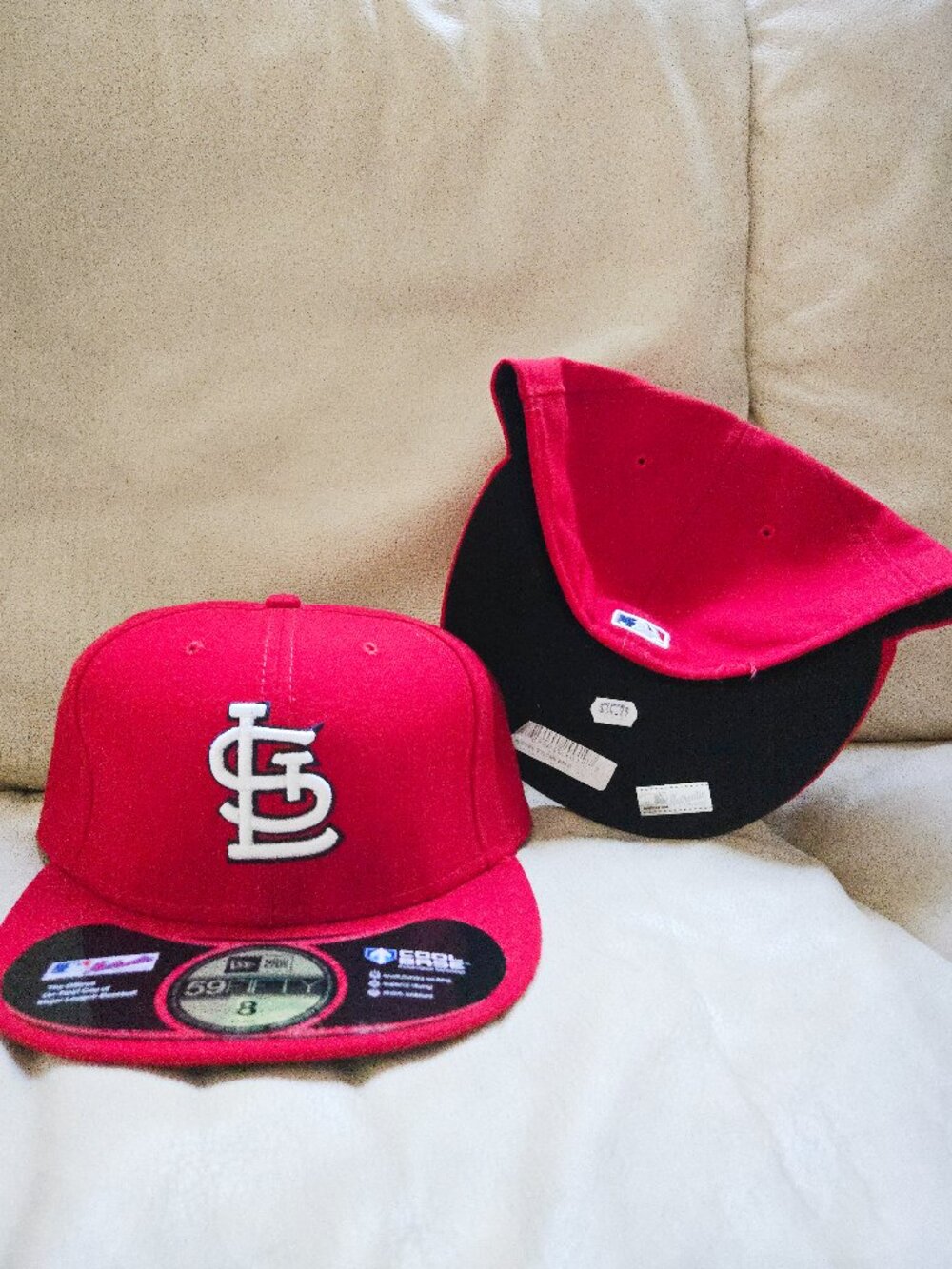 ⚾ New Era 59FIFTY St Louis Cardinals On-Field Fitted Hat Black UV NWT All Sizes